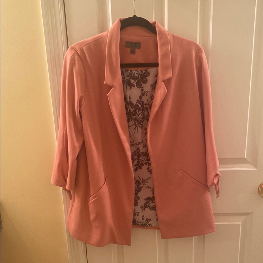 Women's Pink Blazer Jacket